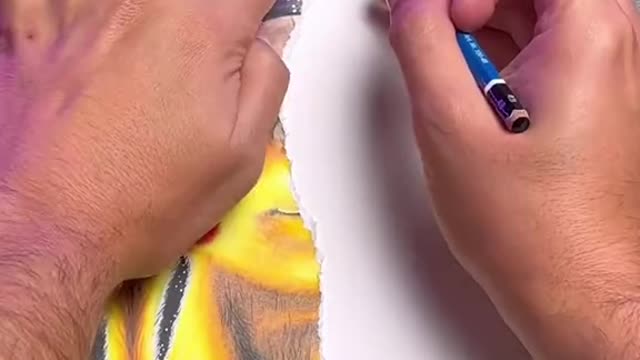 GiViNG My OLD DraWinG A ‘GLOW Up’