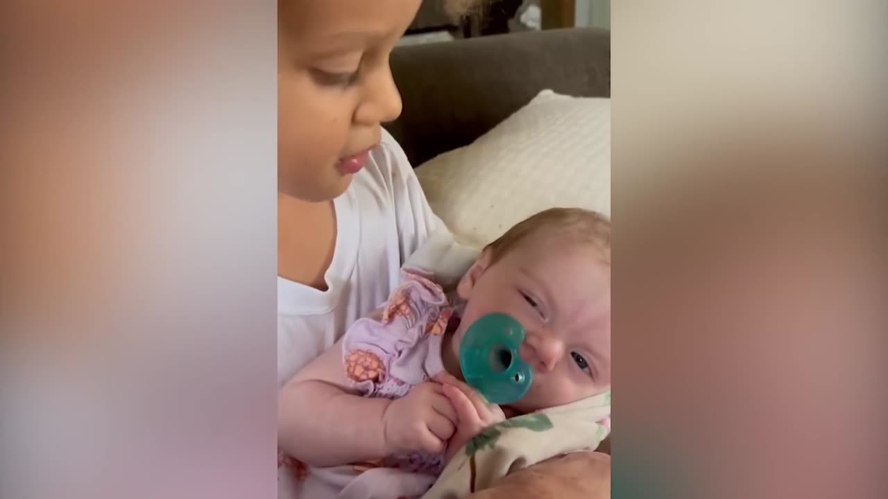 Cute babies reaction video 😂😅