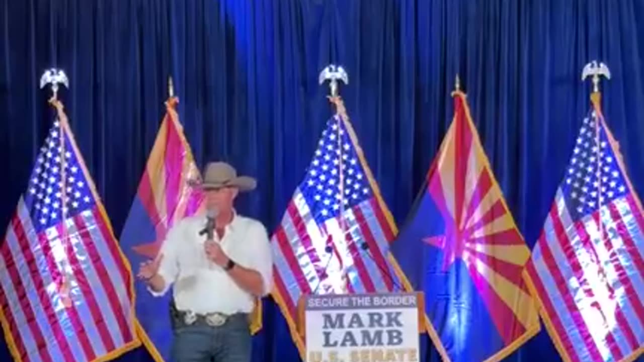 Sheriff Mark Lamb Candidate for the Arizona US Senate. Republican Party.