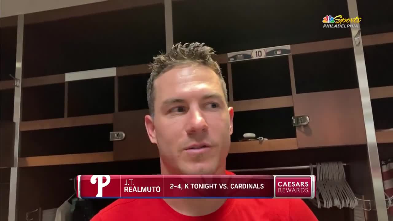 Philadelphia Phillies Catcher J.T. Realmuto on not playing against Toronto Blue Jays due to Canada’s covid vax mandates