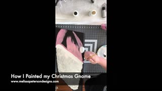 How I Painted my Christmas Gnome