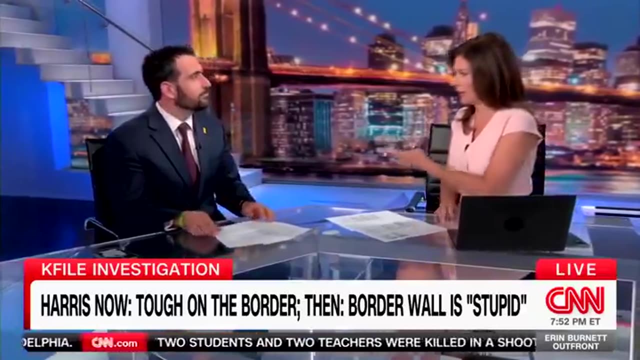 CNN Calls Out Kamala Harris for Hypocrisy for Using Trump’s Border Wall