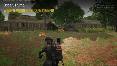 Chicken Dinner with squads! PUBG