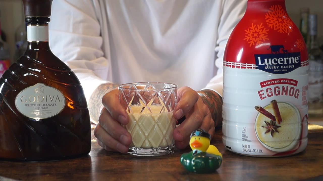 Lawrence Benjamin Sr - Godiva White Chocolate Liqueur & Lucerne Eggnog