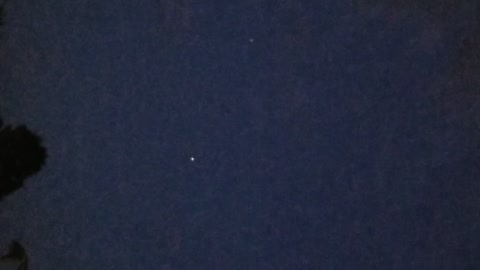 UFO CHANGES COLOR DURING FILMING