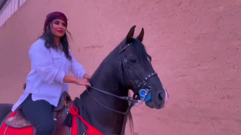 Iranian horsewoman