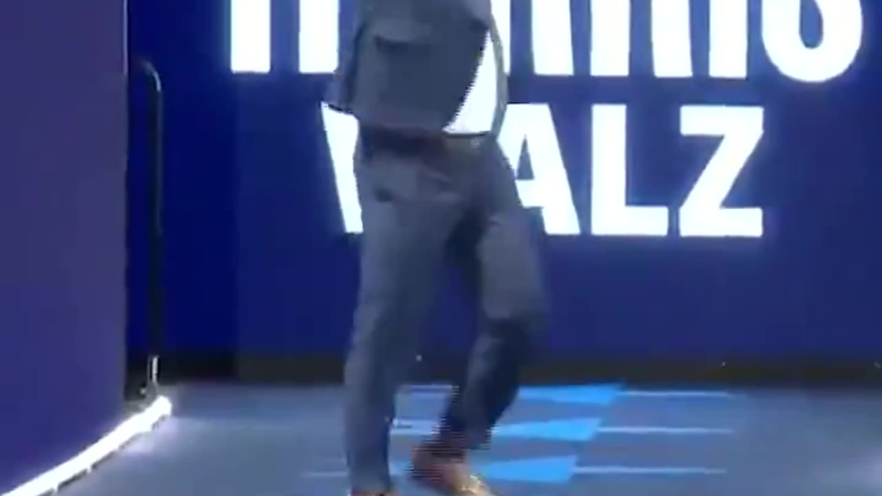Tim Walz is a little... different. Governor Jazz Hands