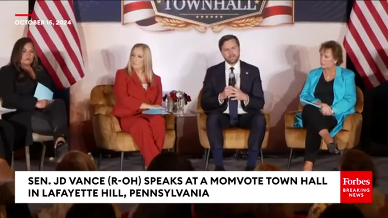 FULL TOWN HALL: JD Vance Takes Questions From Moms At 'MomVote Town Hall' In Pennsylvania!