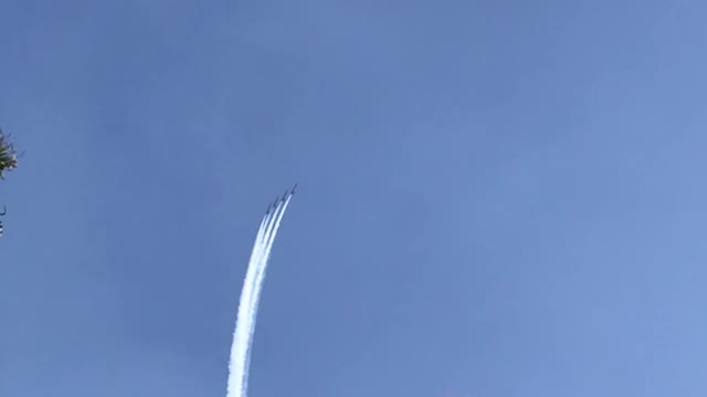 Blue angles in Huntington beach