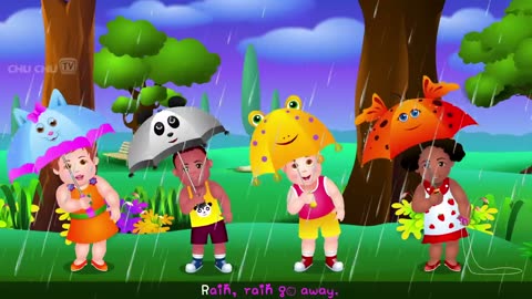 Rain-Rain Go away ,-cartoon Animation Rhyme and animation poem for kids