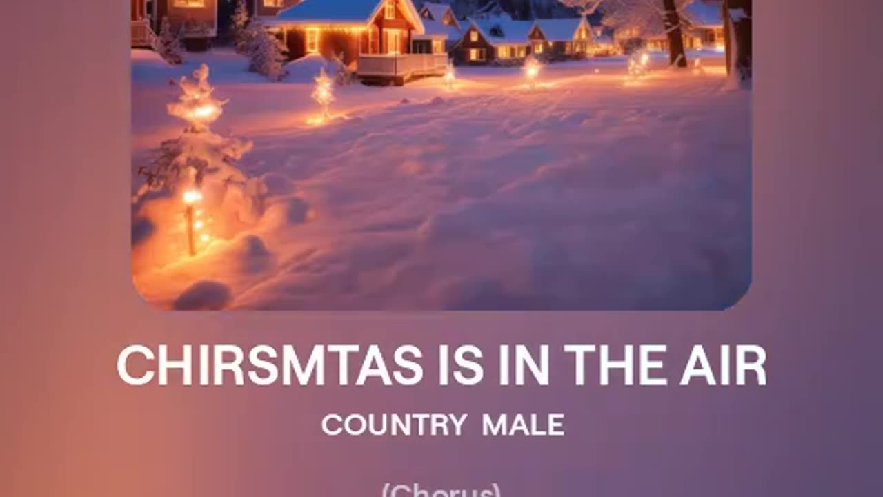 CHRISTMAS IS IN THE AIR
