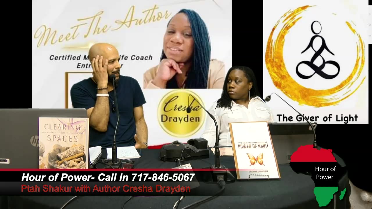 Hour of Power 7/31/2024 Interview with Author/ Reiki Master Cresha Drayden