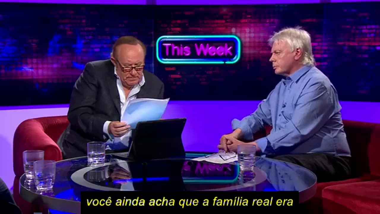 David Icke fala sobre teorias da conspiração