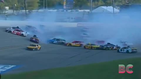 28 cars wiped out in biggest NASCAR crash ever