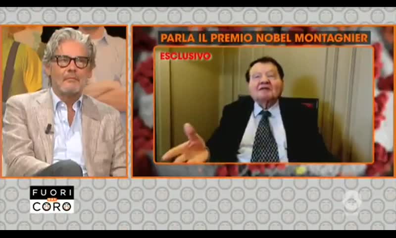 Mario Giordano : intervista inedita al premio nobel Luc Montagnier