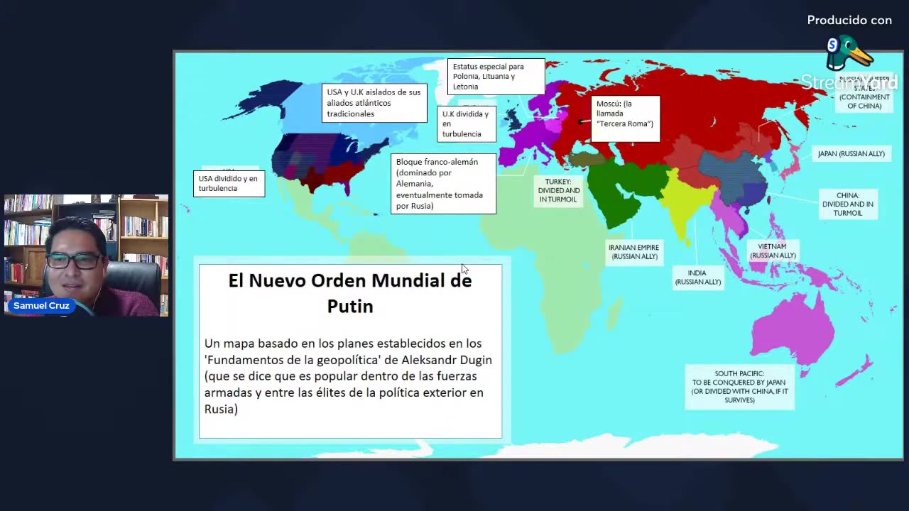 Aleksandr Dugin y el Nuevo Orden Mundial de Putin