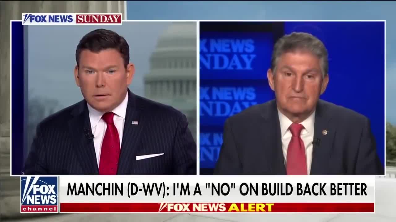 Manchin REFUSES To Vote For Biden's Build Back Better Act: "This Is A No"