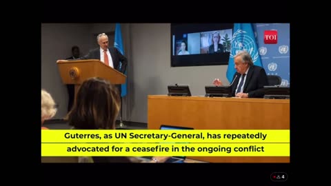 Peace and Saftey : UN invokes article 99 on Israel