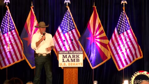 VD1-4 Sheriff Mark Lamb Candidate for the Arizona US Senate. Republican Party.