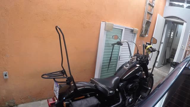 Instalando o Sissy Bar-Fat Boy