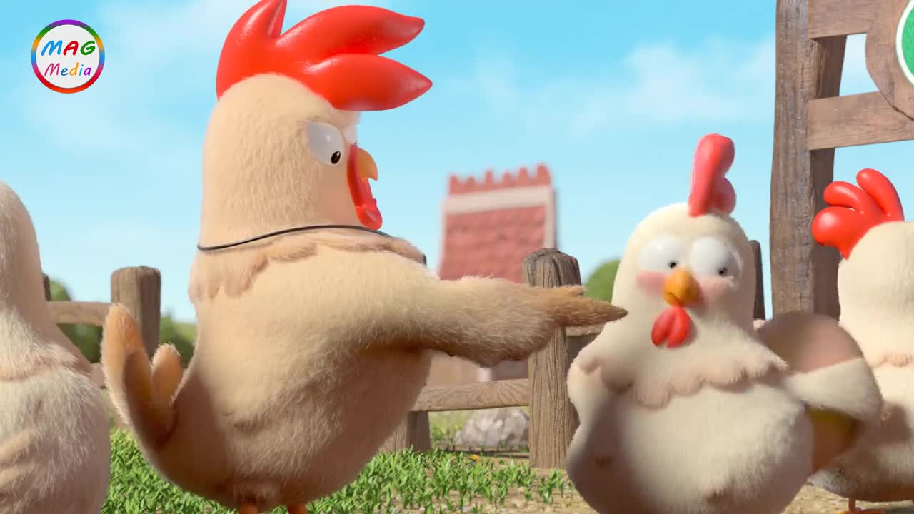 Funny Cow Dance And Chicken Song 6 - Funny Cow and Chicken Videos Together