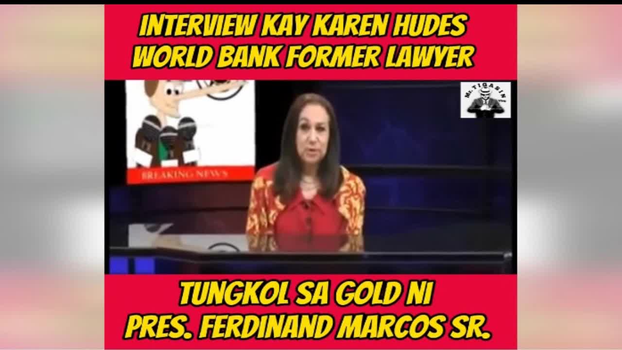 Karen Hudes talks about Marcos