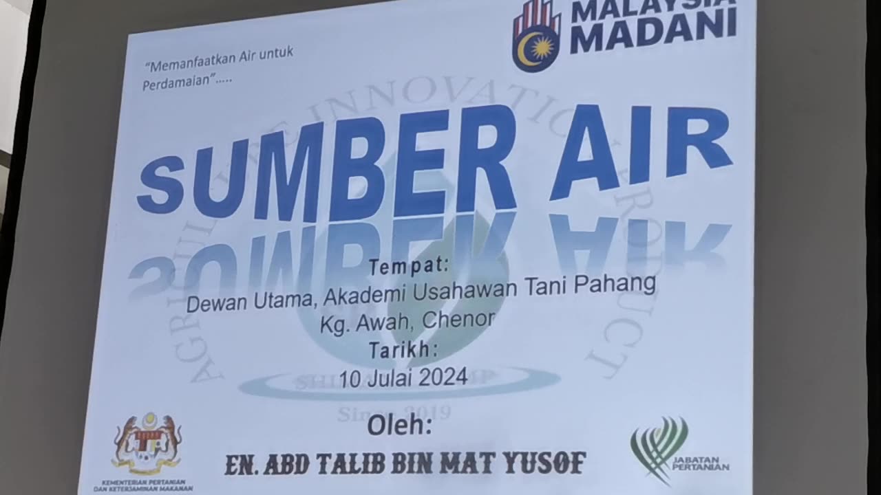 P03 Free Energy Hydraulic Water Ram Pump Irrigation, Pengairan Ladang Ramp Pam Air @AUTP 10 Jul 2024