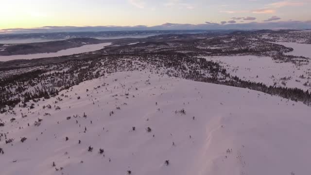 So spectacular Aerial Shot Of Snowy Mountain