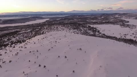 So spectacular Aerial Shot Of Snowy Mountain