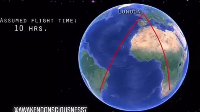 Airplane flights that prove the earth is flat? ✈️ Must watch!!!