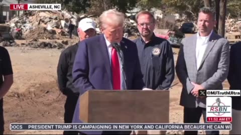 Trump in Asheville NC - God comfort you