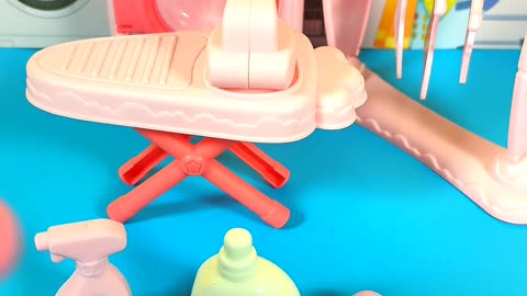 Satisfying with Unboxing & Review Miniature Laundry Set Toys