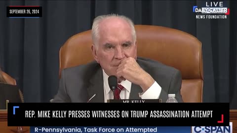 WATCH: Rep. Mike Kelly Presses Witnesses on Trump Assassination Attempt