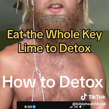 Eat Whole Key Lime to Detox