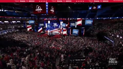 President Trump Enters The RNC Convention