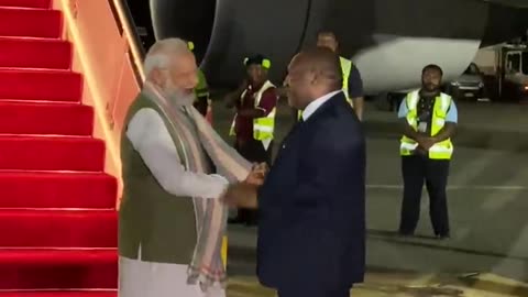 Never seen before visuals! Papua New Guinea PM seeks PM Modi blessings