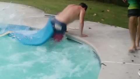 Guy walks on water