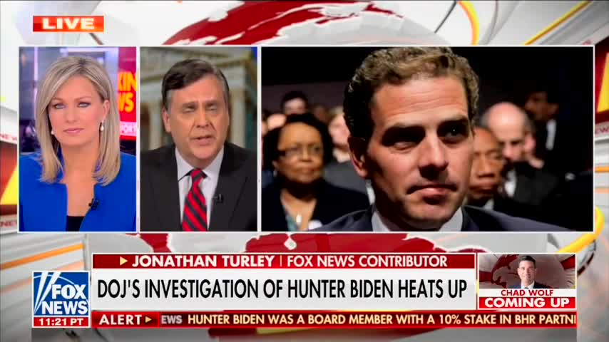 Turley: Mainstream Media Has Pivoted Narratives on Hunter Biden