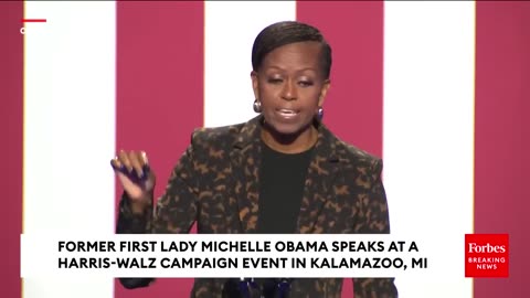 Michelle Obama Issues Epic Takedown Of Trump, Cites John Kelly Claims - Kalamazoo, Michigan Rally