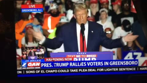 🦅 OANN President Donald Trump VA choice for doctors rally Greensboro NC Tuesday 08:00 pm