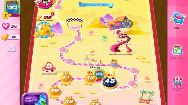 Level 42 CandyCrush Saga with Pfydaux