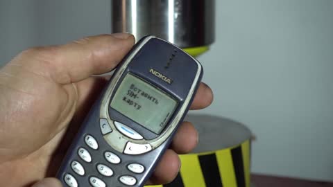 NOKIA 3310 BROKE 100 TON PRESS