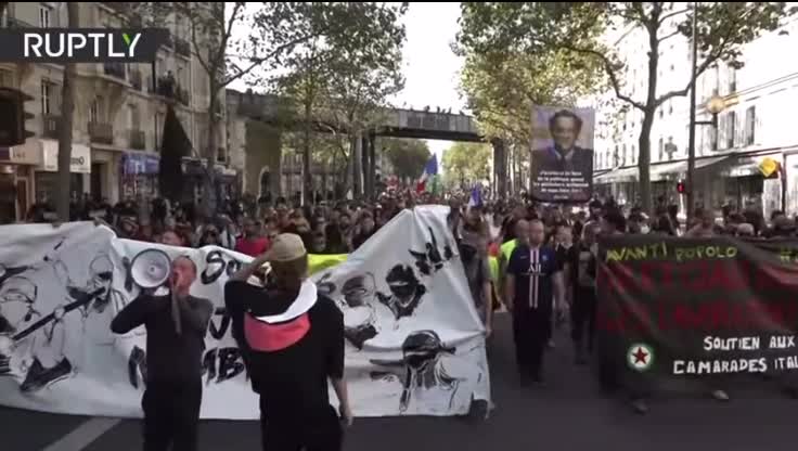 Protest in Paris