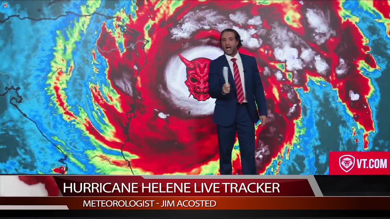 Hurricane Helene Chaos: Weatherman Loses It Live On Air.