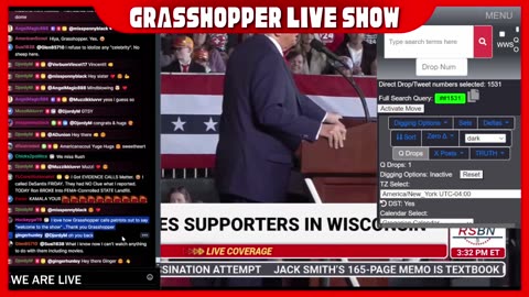 Grasshopper Live Decode Show - Trump October 7th 2024 Remembrance Event