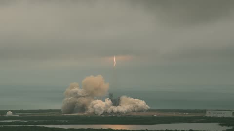 nasa Liftoff in UHD of SpaceX Falcon 9 on CRS-10 Mission