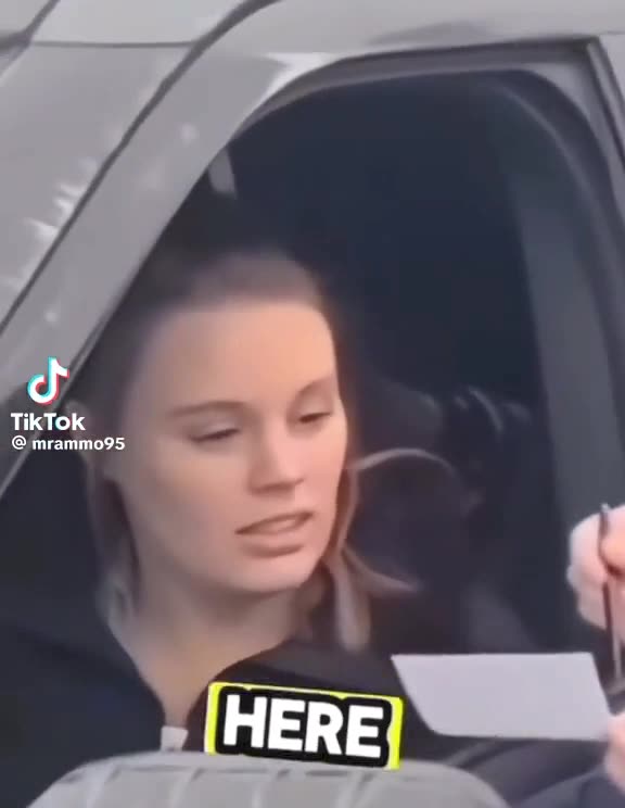 I heard you didn't give pretty girls tickets