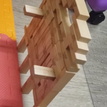 My son Nemo built something with Jenga