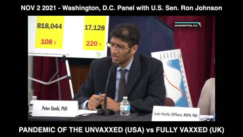 Dr. Peter Doshi PhD - Fully Vaccinated vs Unvaccinated