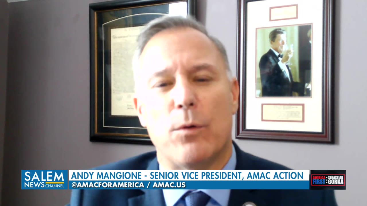 Kamala soaks US taxpayers twice. Andy Mangione with Sebastian Gorka on AMERICA First